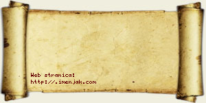 Jasmina Ninković vizit kartica